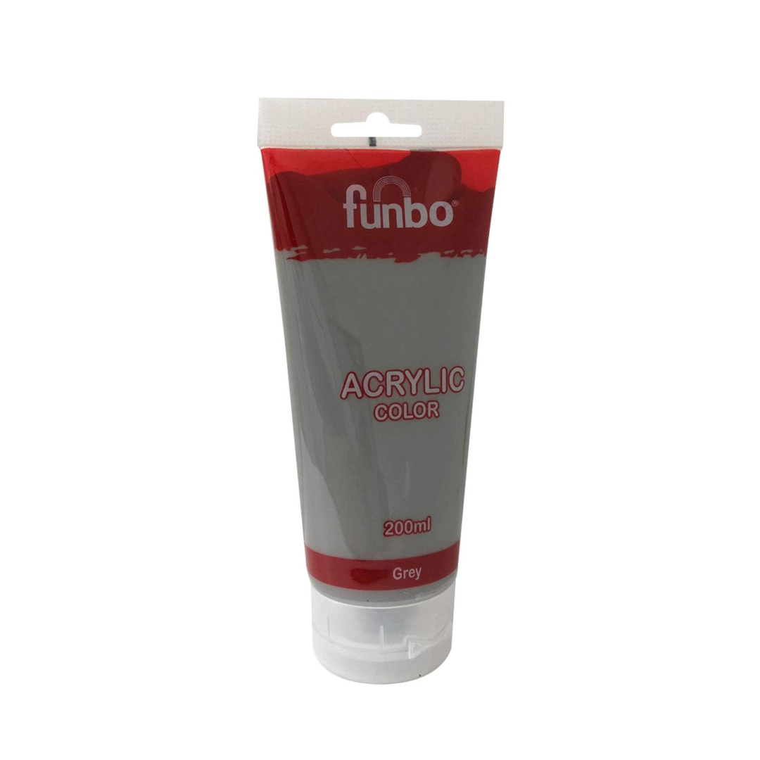 Funbo Acrylic TUBE 200ml 55 GREY FO-AC-200-055